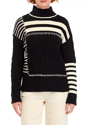 Women's Mixed Stripe Sweater