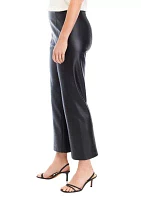 Women's Straight Vegan Leather Pants