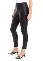 Women's Vegan Leather Leggings