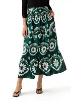 Women's Printed Midi Skirt