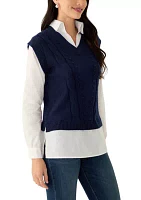 Women's 2Fer Sweater Vest