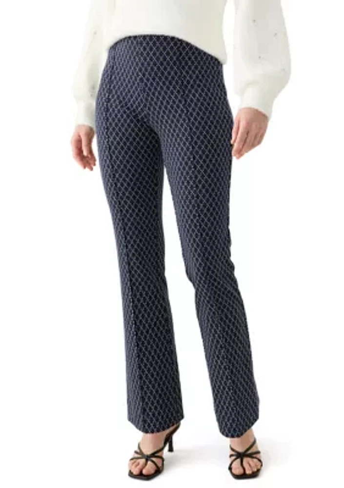 Women's Jacquard Ponte Pants