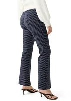 Women's Jacquard Ponte Pants