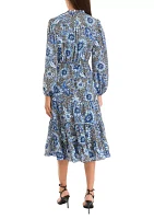 Women's Printed Midi Dress