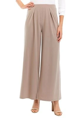 Women's Pull On Pleated Wide Leg Pants