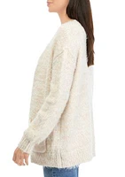 Women's Long Sleeve Pocket Front Cardigan