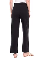 Women's Wide Leg Jersey Pants