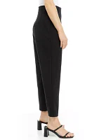 Women's Straight Leg Woven Ankle Pants