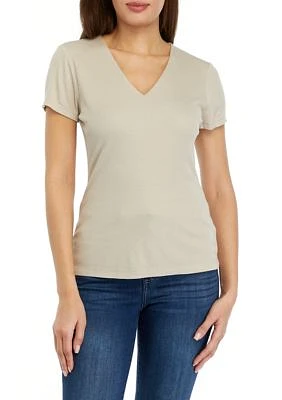 Women's Solid Knit T-Shirt