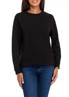 Women's Long Sleeve Scuba Crew Neck Sweatshirt