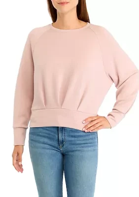 Women's Long Sleeve Raglan Scuba Sweatshirt