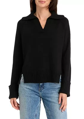 Women's Johnny Collar Sweater