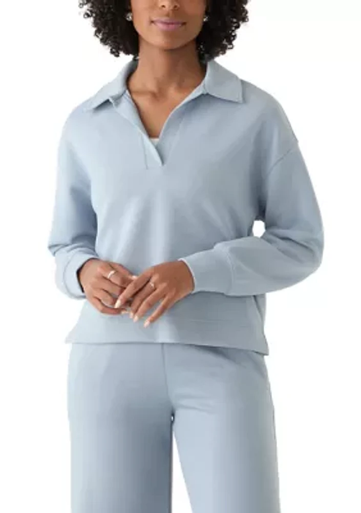 Women's Polo Collar Pullover