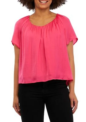 Women's Shirred Neck Blouse