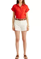 Linen Short-Sleeve Shirt