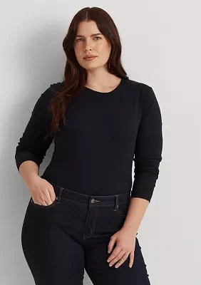 Plus Stretch Long-Sleeve Tee