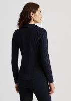 Stretch Cotton Full-Zip Jacket