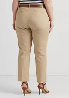 Plus Double-Faced Stretch Cotton Pants