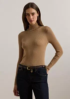 Ribbed Turtleneck Sweater