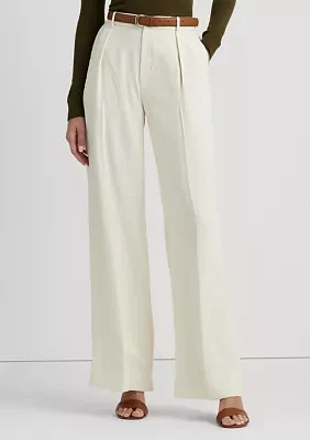 Double Faced Georgette Wide Leg Pants