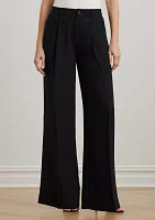 Double-Faced Georgette Wide-Leg Pants