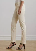 High Rise Straight Ankle Jeans