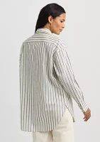 Striped Cotton Broadcloth Shirt