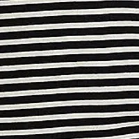 Women's Striped Cotton Boat Neck Dress