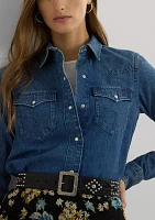 Slim Fit Denim Shirt