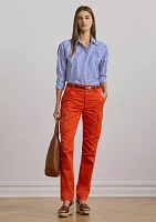 Relaxed Fit Striped Broadcloth Shirt