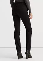 Petite Mid Rise Straight Jeans