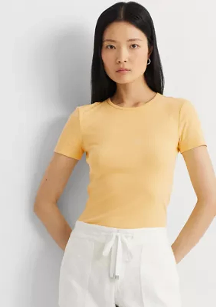 Petite Stretch Cotton T-Shirt