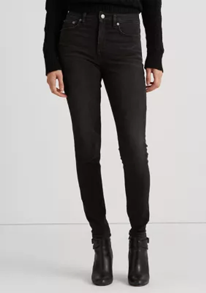 Petite High Rise Skinny Ankle Jeans