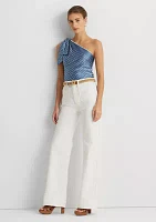 Petite High Rise Wide Leg Jeans