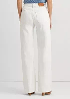 Petite High Rise Wide Leg Jeans