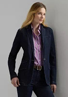 Petite Denim Blazer