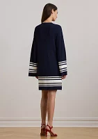 Petite Two-Tone Cardigan