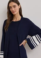 Petite Two-Tone Cardigan