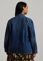 Plus Denim Shirt Jacket