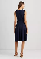 Ponte Fit-and-Flare Dress