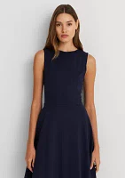 Ponte Fit-and-Flare Dress