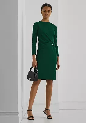 Jersey Three-Quarter-Sleeve Dress