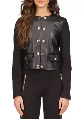 Women's Button Ponte Jacket