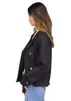 Women's Long Sleeve Double Breasted Trench Coat