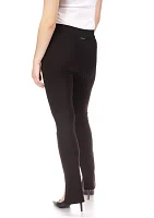 Women's Solid Split Hem Leggings