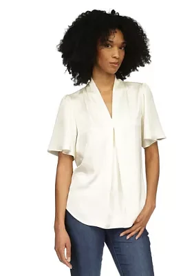 Women's Flutter Sleeve Blouse