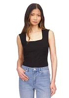 Women's Square Neck Knit Top