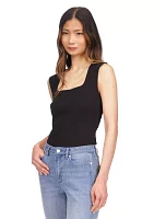 Women's Square Neck Knit Top