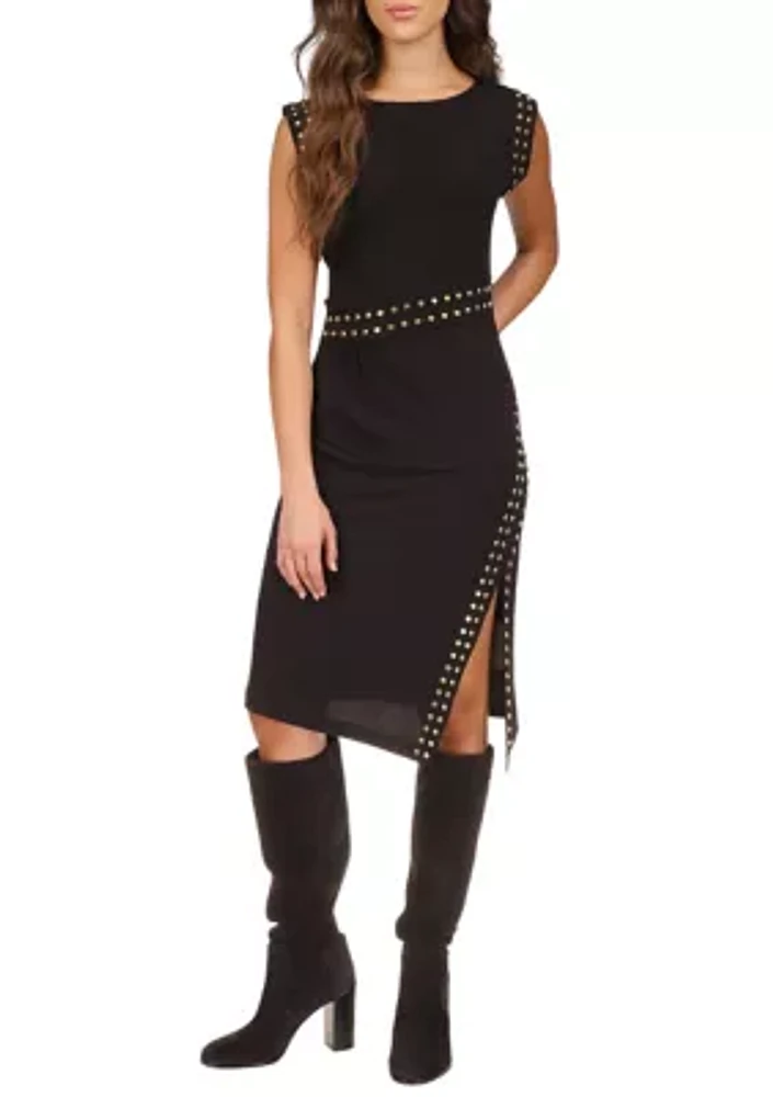 Women's Sleeveless Astor Stud Dress