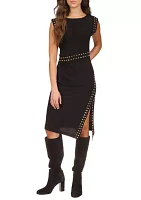 Women's Sleeveless Astor Stud Dress